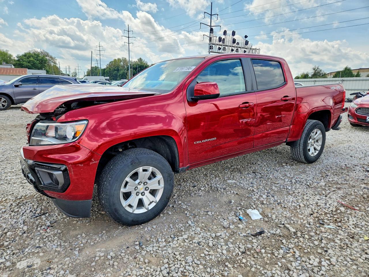 2022 CHEVROLET COLORADO LT | 1GCGTCEN6N1117661 | UPCARS