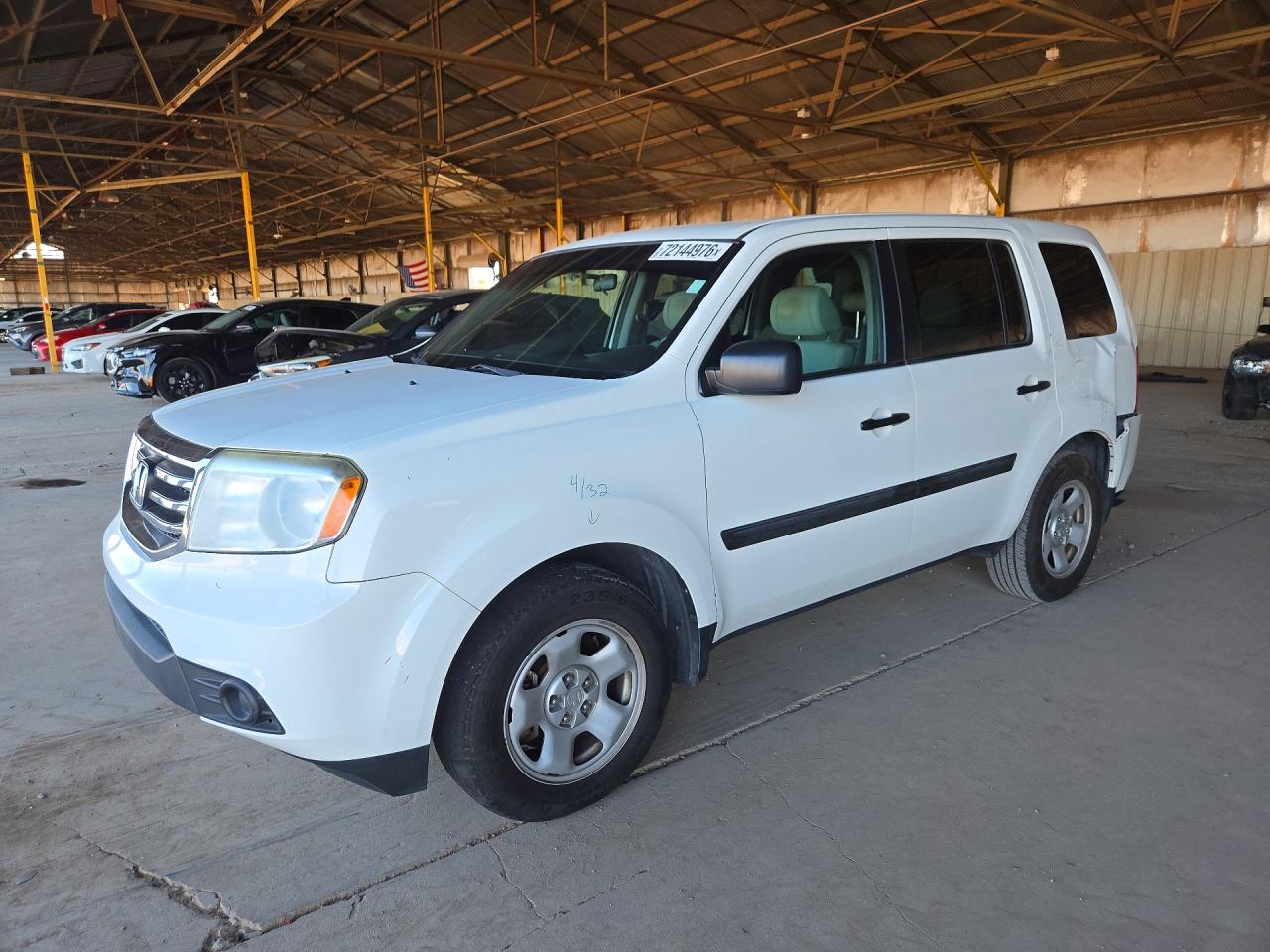 2015 HONDA PILOT LX | 5FNYF4H25FB038459 | UPCARS