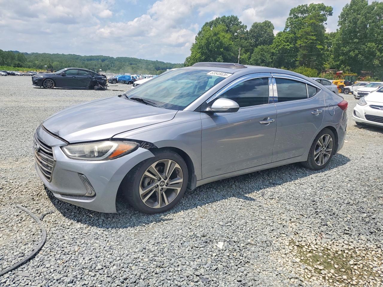2017 HYUNDAI ELANTRA LIMITED | 5NPD84LFXHH055538 | UPCARS