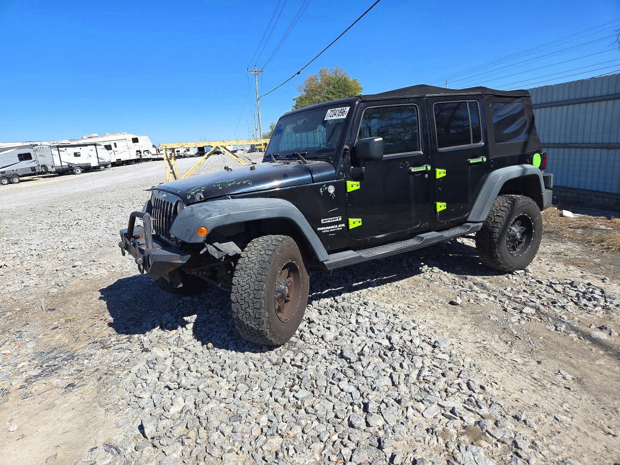 2012 JEEP WRANGLER SPORT | 1C4BJWDG9CL281654 | UPCARS