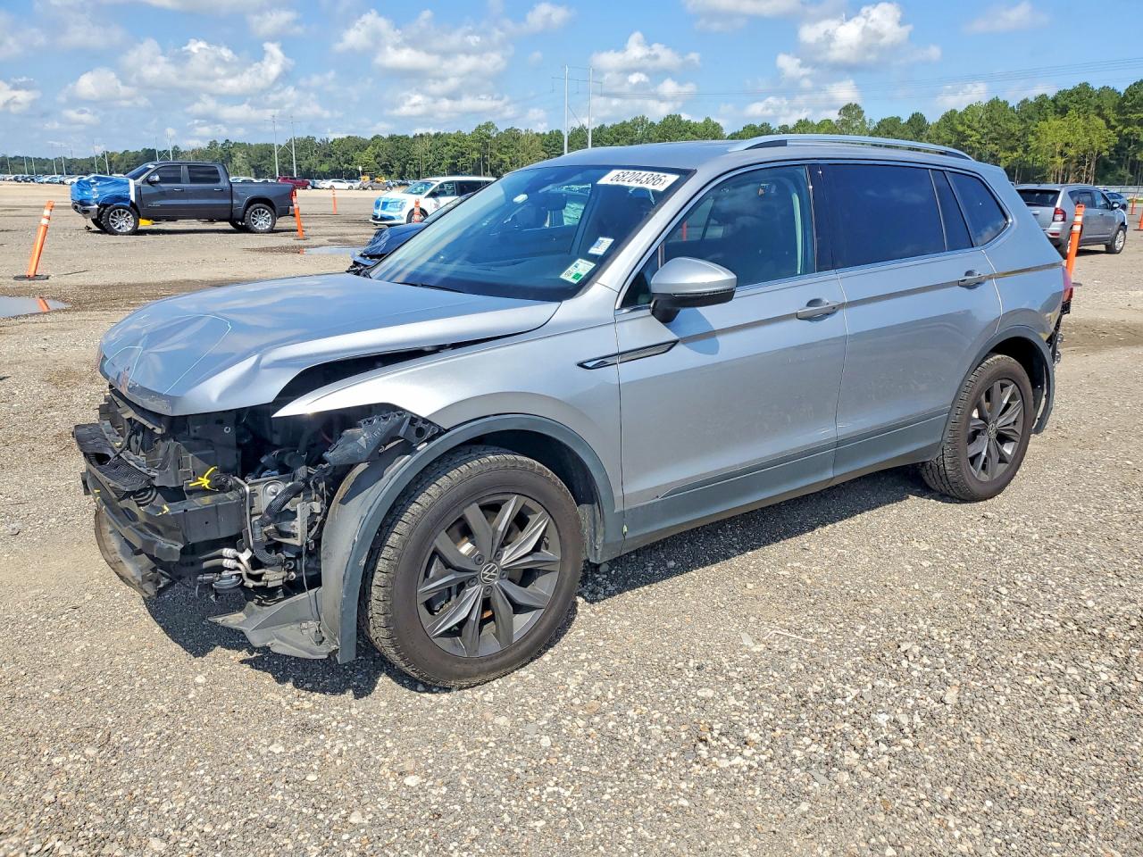 2022 VOLKSWAGEN TIGUAN SE | 3VV3B7AXXNM118686 | UPCARS