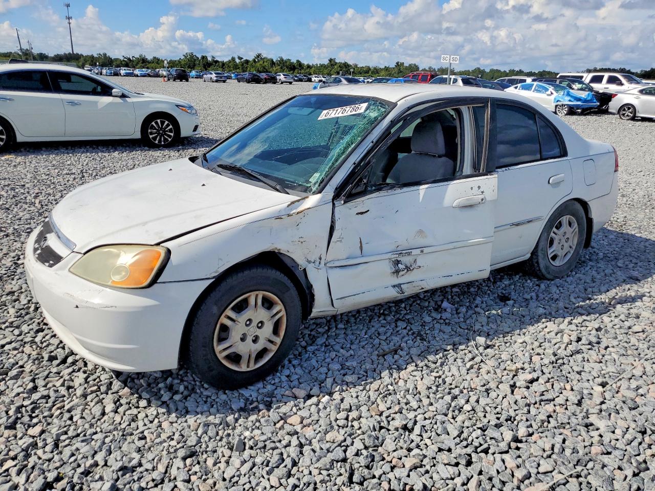 2002 HONDA CIVIC LX | 2HGES16522H585849 | UPCARS