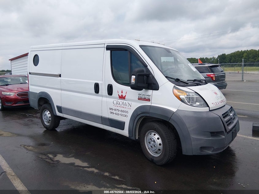 2016 RAM PROMASTER 1500 LOW ROOF | 3C6TRVAG6GE114167 | UPCARS