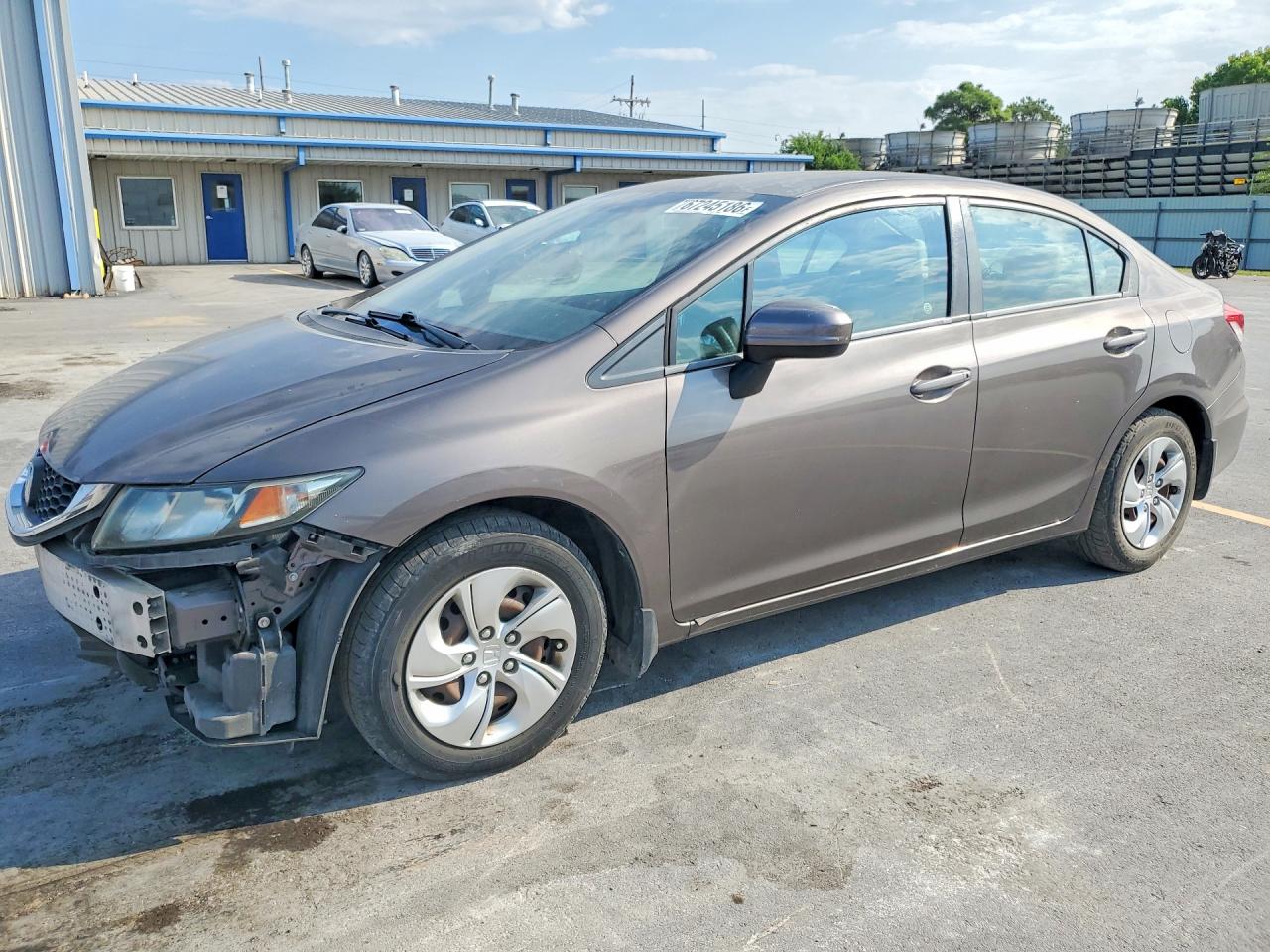 2014 HONDA CIVIC LX | 2HGFB2F57EH506867 | UPCARS