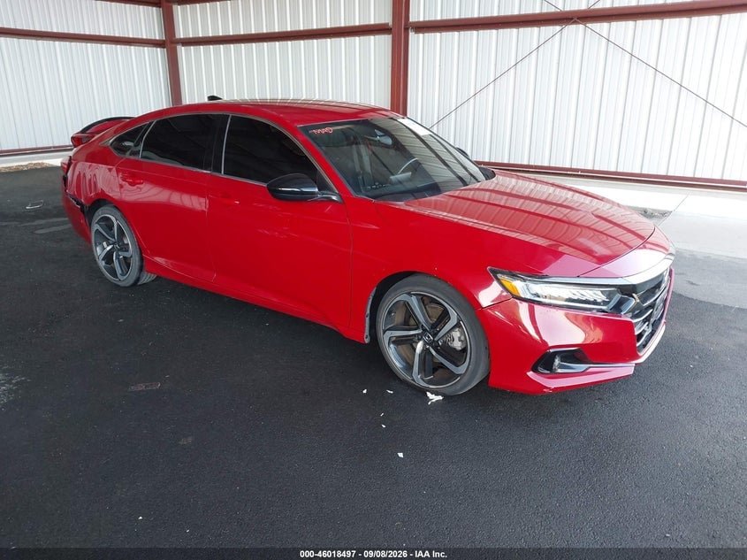 2021 HONDA ACCORD SPORT | 1HGCV1F30MA092105 | UPCARS