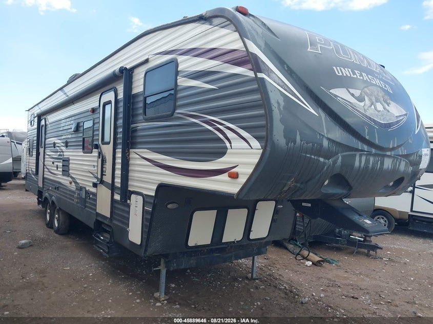 2016 FOREST RIVER PUMA TOY HAULER SERI | 4X4FPTL2XGP057449 | UPCARS