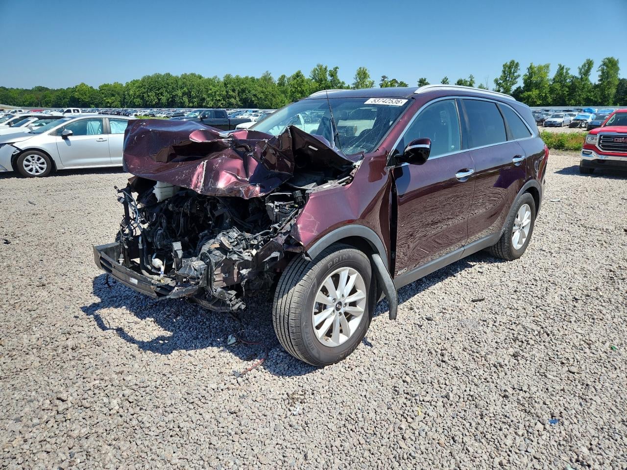 2019 KIA SORENTO LX | 5XYPGDA30KG437472 | UPCARS