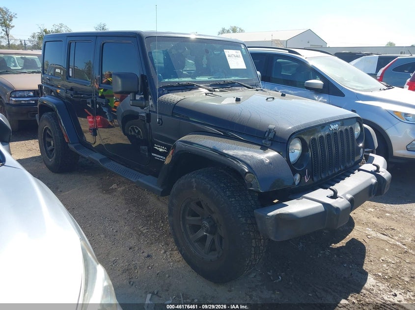 2014 JEEP WRANGLER UNLIMITED SAHARA | 1C4BJWEGXEL134485 | UPCARS