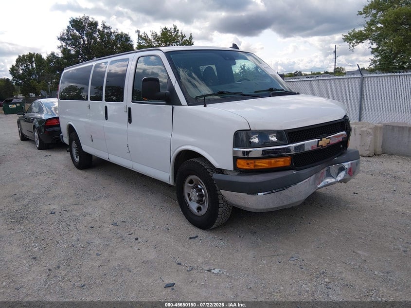 2020 CHEVROLET EXPRESS PASSENGE RWD 3500 EXTENDED WHEELBASE LT | 1GAZGPFG3L1231840 | UPCARS