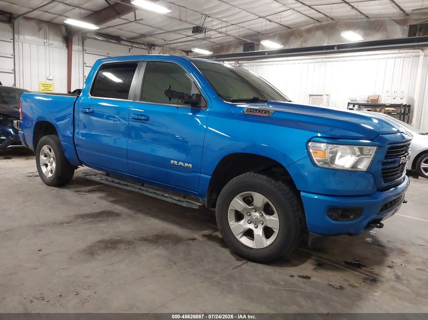 2021 RAM 1500 BIG HORN  4X4 5'7 BOX | 1C6SRFFM9MN660002 | UPCARS