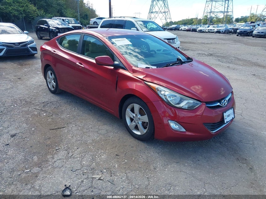 2013 HYUNDAI ELANTRA GLS | 5NPDH4AE6DH249021 | UPCARS