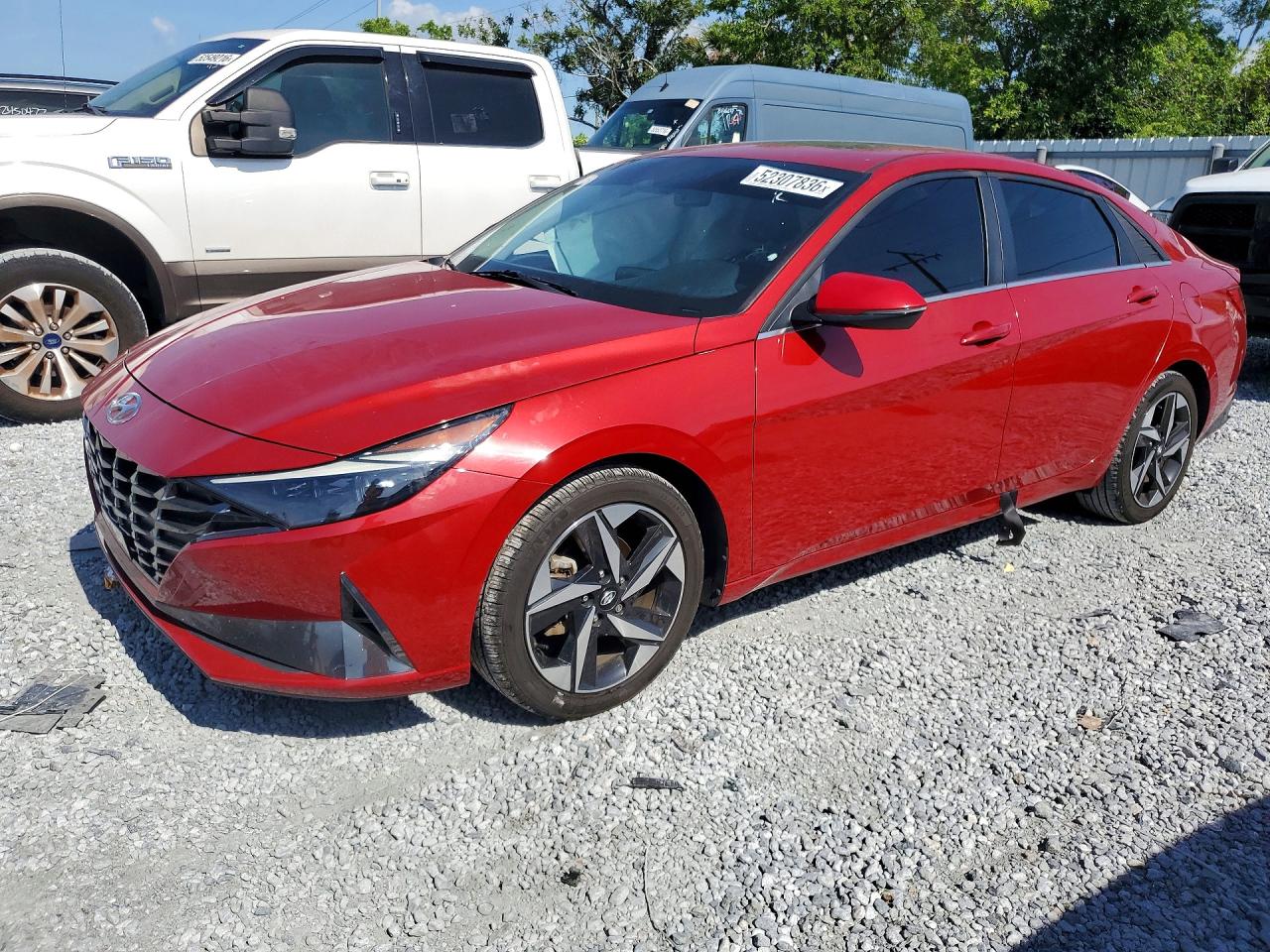 2022 HYUNDAI ELANTRA LIMITED | KMHLP4AG6NU237227 | UPCARS