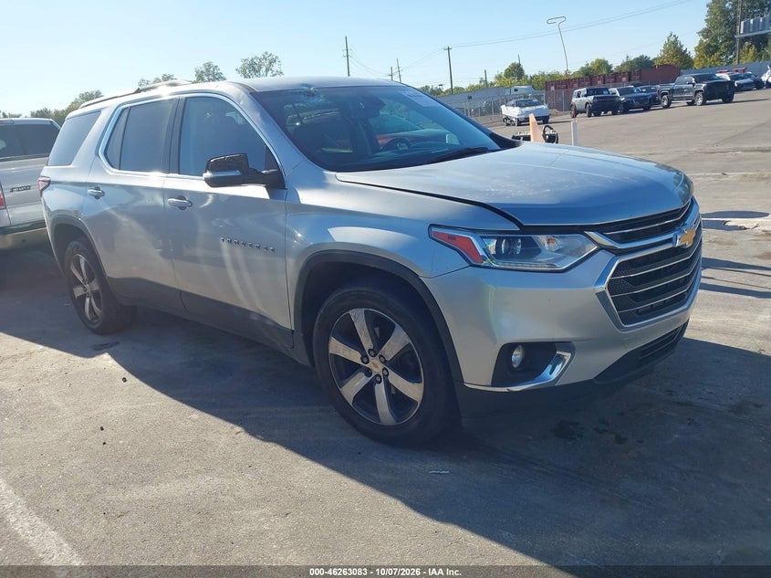 2021 CHEVROLET TRAVERSE FWD LT LEATHER | 1GNERHKW4MJ162877 | UPCARS