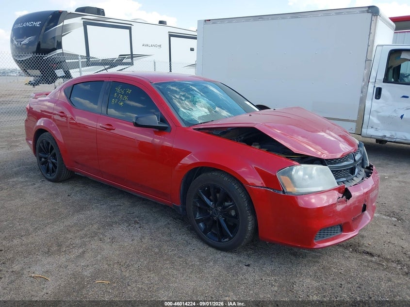 2014 DODGE AVENGER SE | 1C3CDZAB1EN227671 | UPCARS