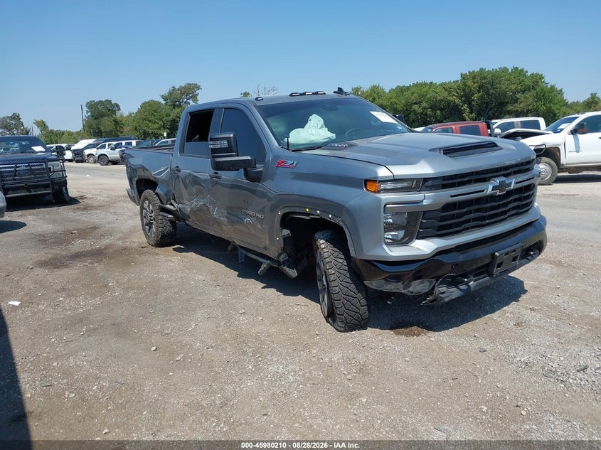 2024 CHEVROLET SILVERADO 2500HD 4WD  STANDARD BED CUSTOM | 2GC4YME77R1218297 | UPCARS
