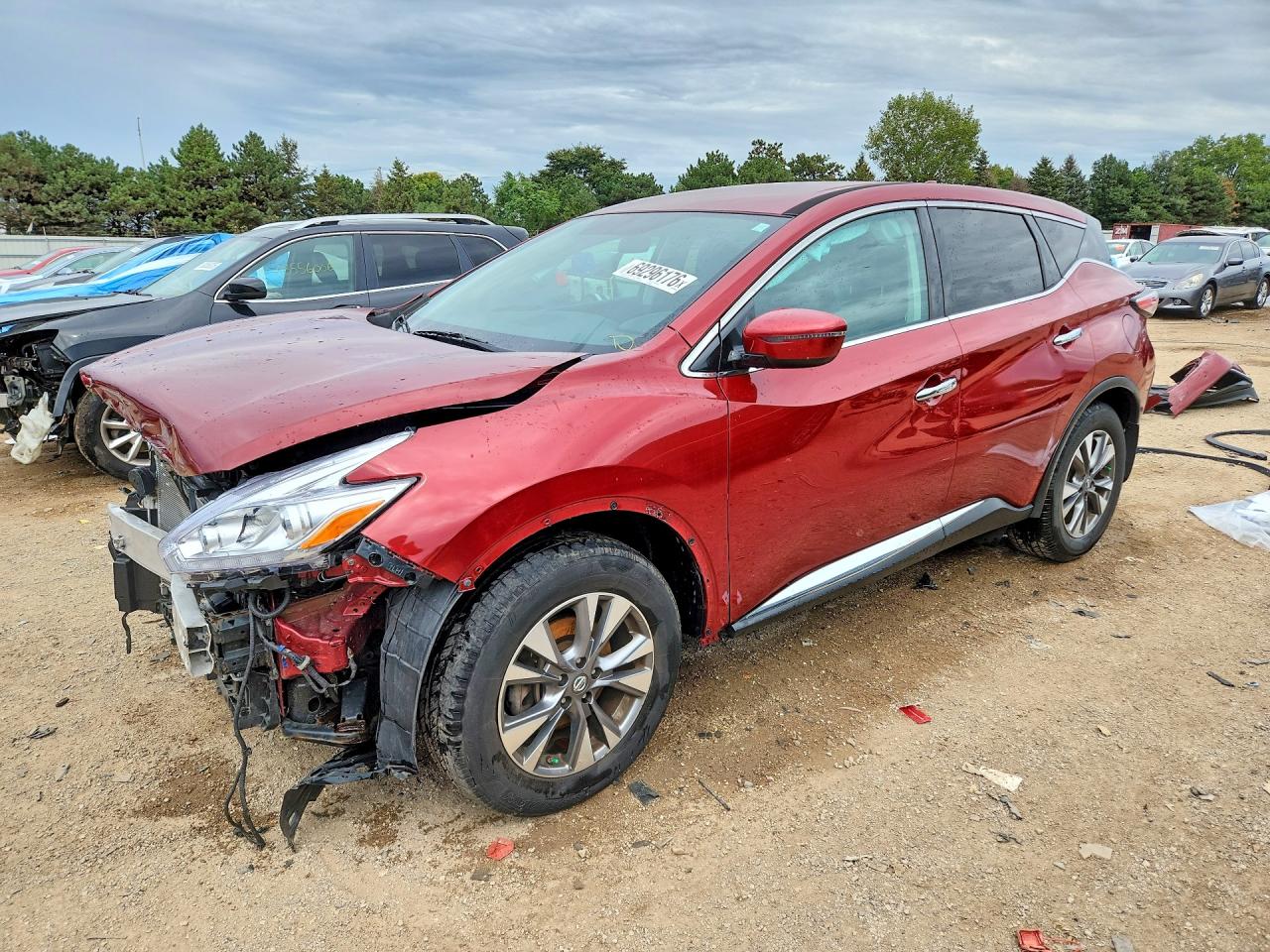 2017 NISSAN MURANO S | 5N1AZ2MH7HN146248 | UPCARS