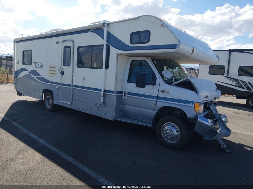 1999 FORD ECONOLIN E450 SUPER DUTY CUTWY  RV | 1FDXE40S2XHA74715 | UPCARS