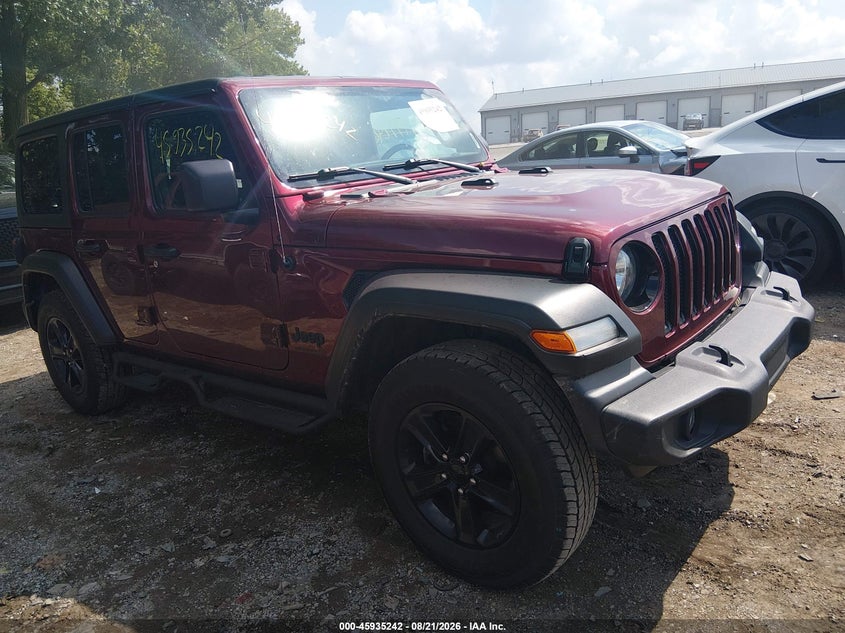 2021 JEEP WRANGLER UNLIMITED SPORT ALTITUDE 4X4 | 1C4HJXDG0MW717372 | UPCARS