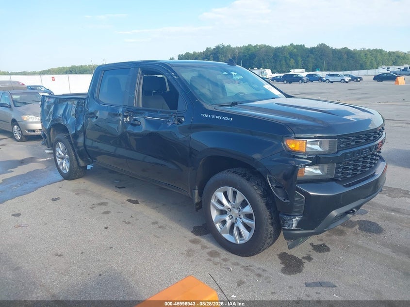 2021 CHEVROLET SILVERADO 1500 4WD  SHORT BED CUSTOM | 3GCPYBEH7MG127203 | UPCARS
