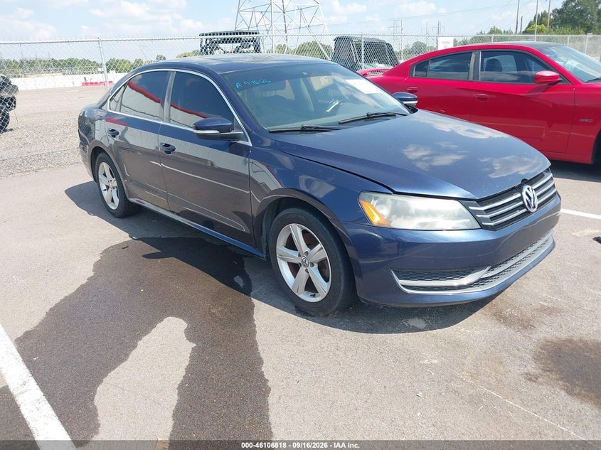 2013 VOLKSWAGEN PASSAT 2.5L SE | 1VWBH7A3XDC013620 | UPCARS