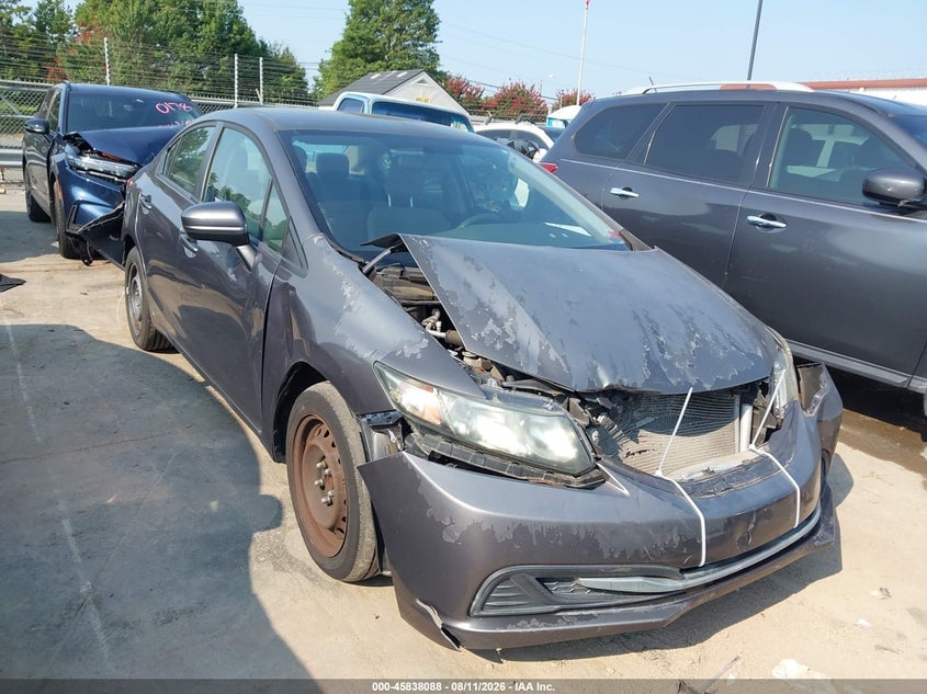 2015 HONDA CIVIC LX | 19XFB2F5XFE213007 | UPCARS