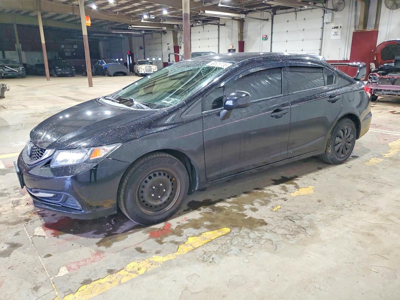 2013 HONDA CIVIC LX | 2HGFB2F55DH561252 | UPCARS