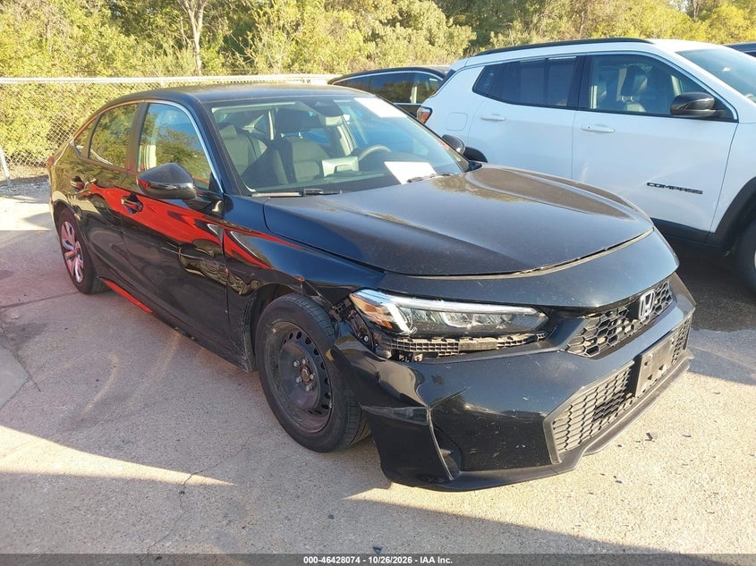 2025 HONDA CIVIC LX | 2HGFE2F26SH601641 | UPCARS