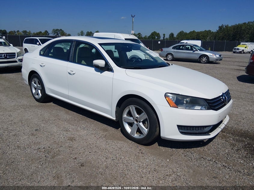 2013 VOLKSWAGEN PASSAT 2.5L SE | 1VWBH7A39DC037682 | UPCARS