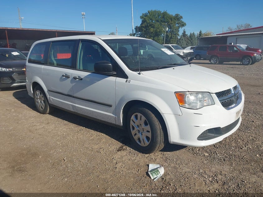 2016 DODGE GRAND CARAVAN AMERICAN VALUE PKG | 2C4RDGBG4GR220207 | UPCARS