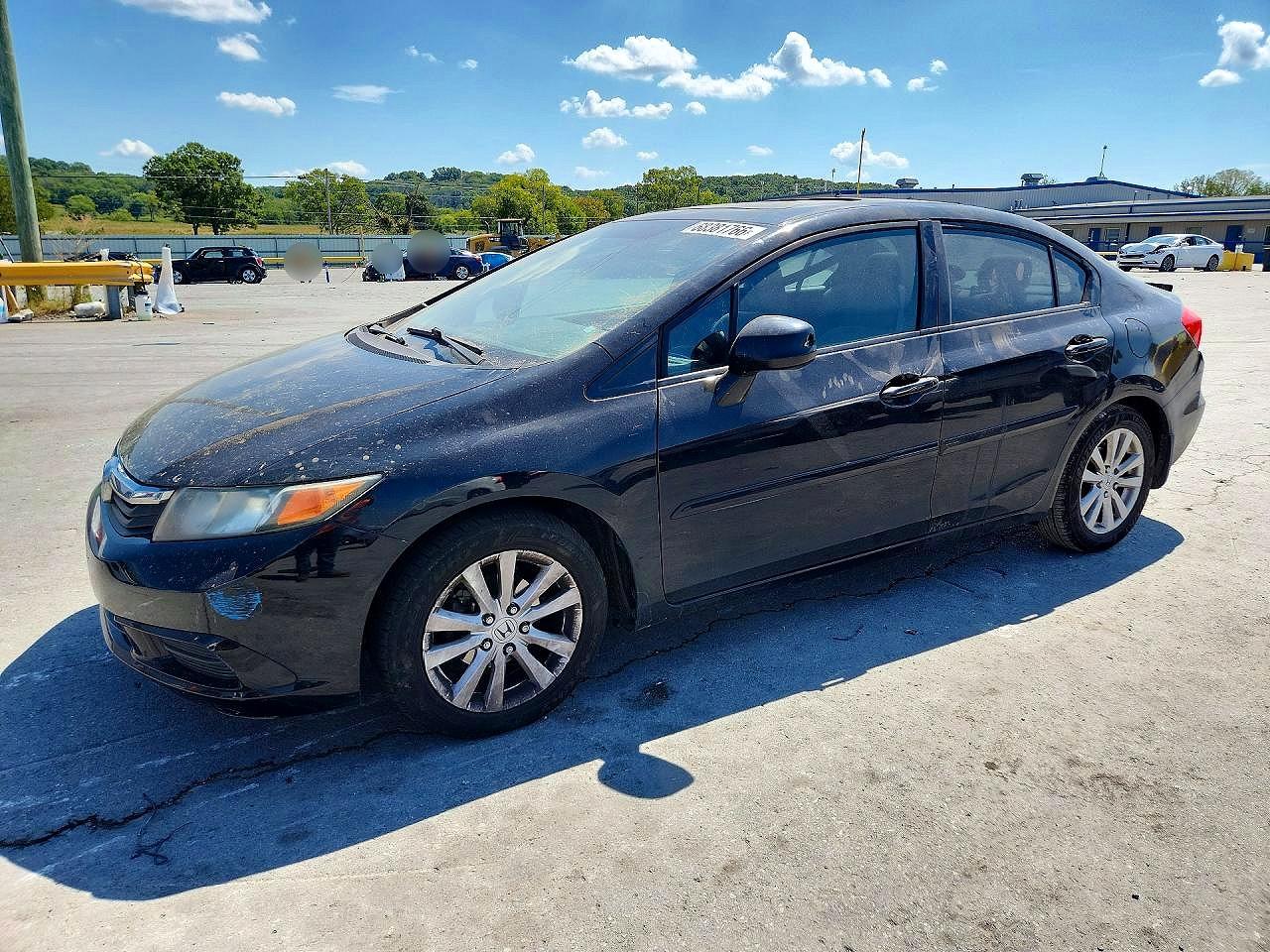 2012 HONDA CIVIC EX | 19XFB2F85CE063300 | UPCARS