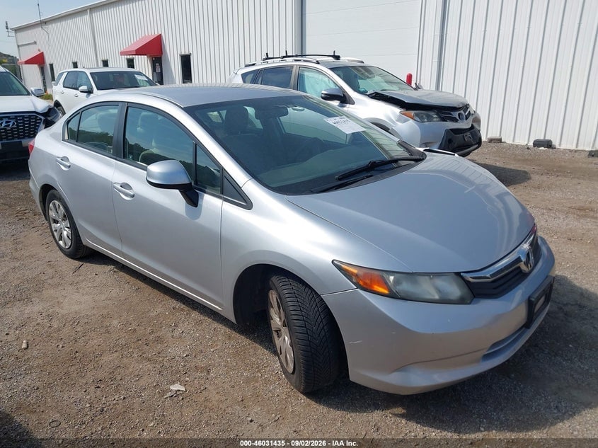 2012 HONDA CIVIC LX | 19XFB2F52CE049280 | UPCARS