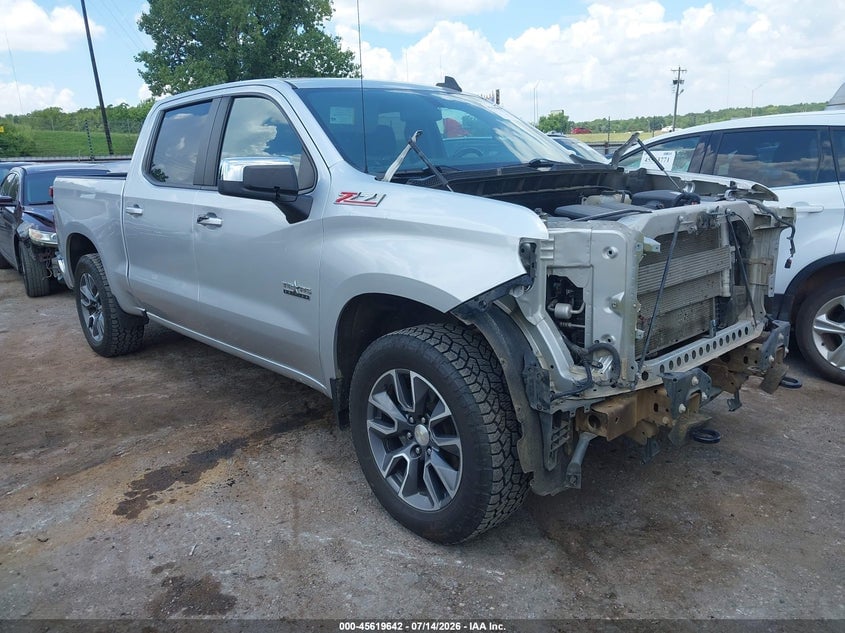 2021 CHEVROLET SILVERADO 1500 4WD  SHORT BED LT | 3GCUYDED5MG155044 | UPCARS