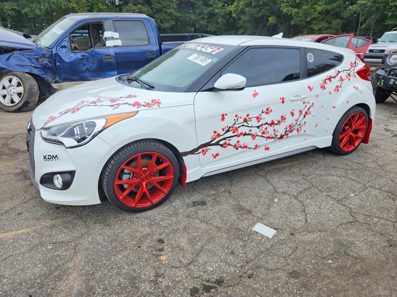 2016 HYUNDAI VELOSTER TURBO | KMHTC6AE2GU293531 | UPCARS