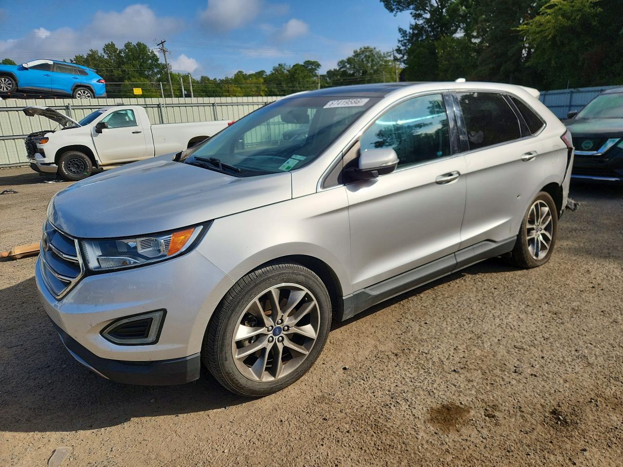 2017 FORD EDGE TITANIUM | 2FMPK3K86HBB71810 | UPCARS