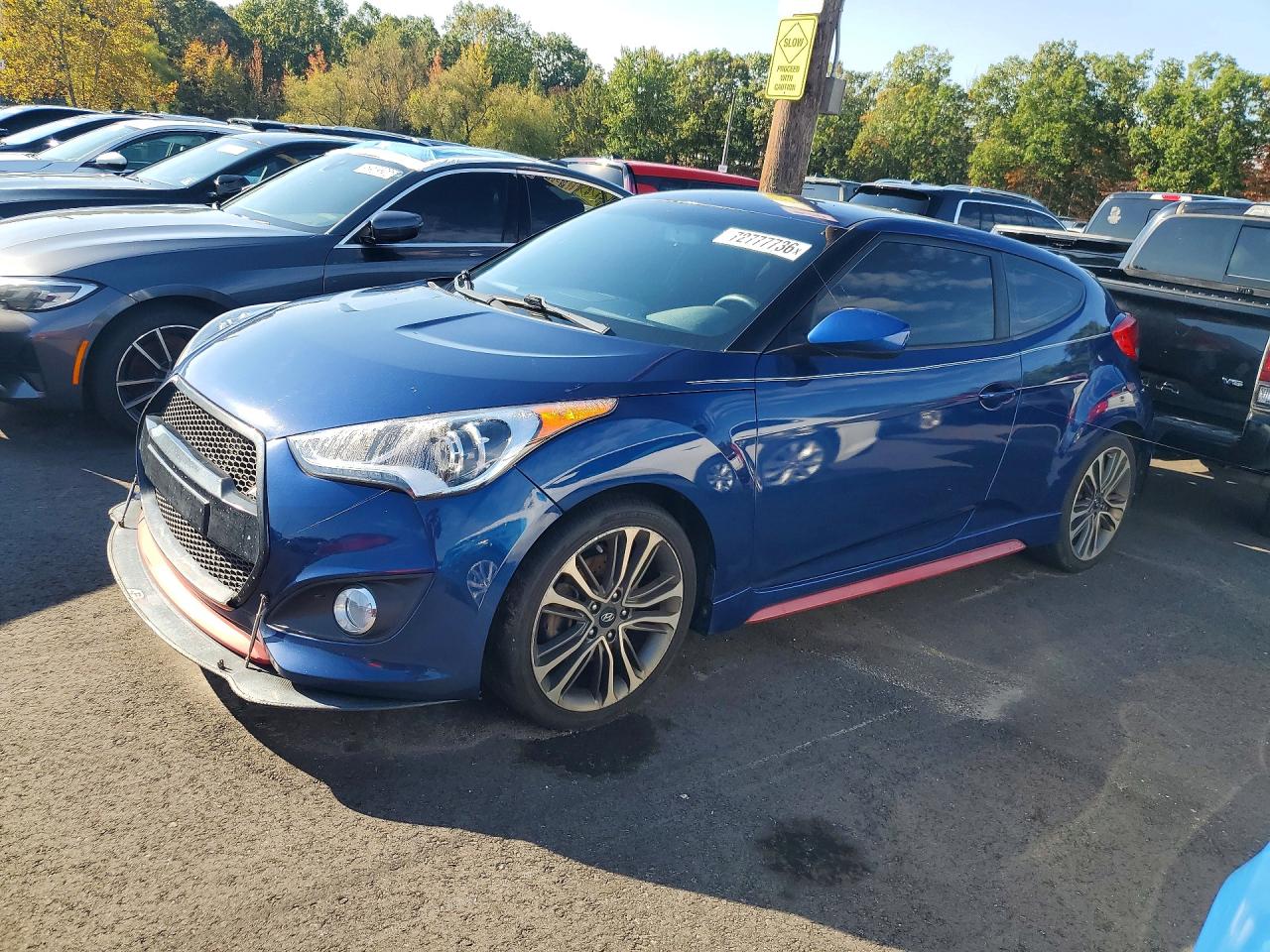 2017 HYUNDAI VELOSTER TURBO R-SPEC | KMHTC6AE3HU315697 | UPCARS
