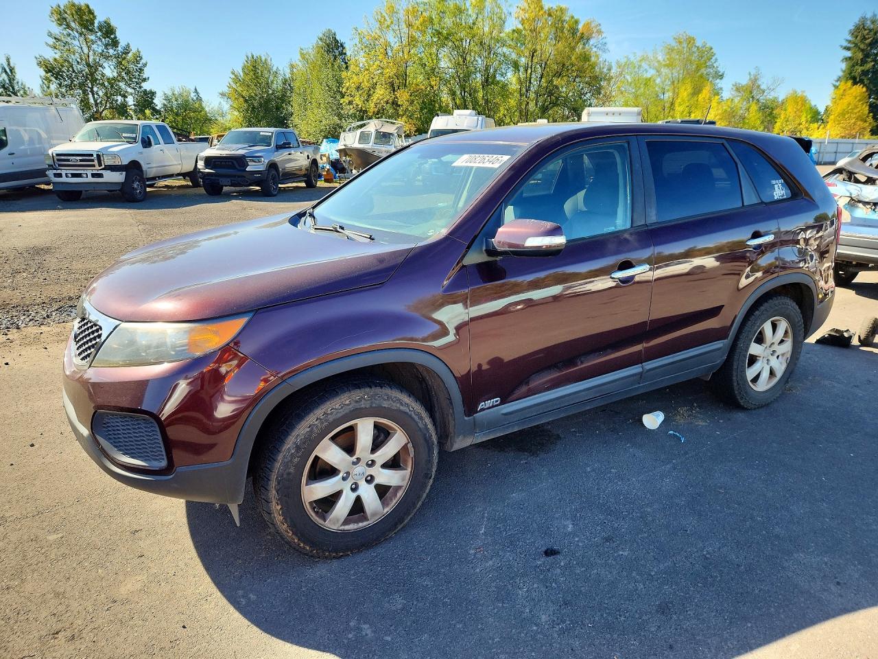 2013 KIA SORENTO LX | 5XYKTDA65DG339590 | UPCARS
