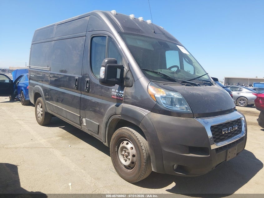 2021 RAM PROMASTER 2500 HIGH ROOF 136 WB | 3C6LRVCG9ME531856 | UPCARS