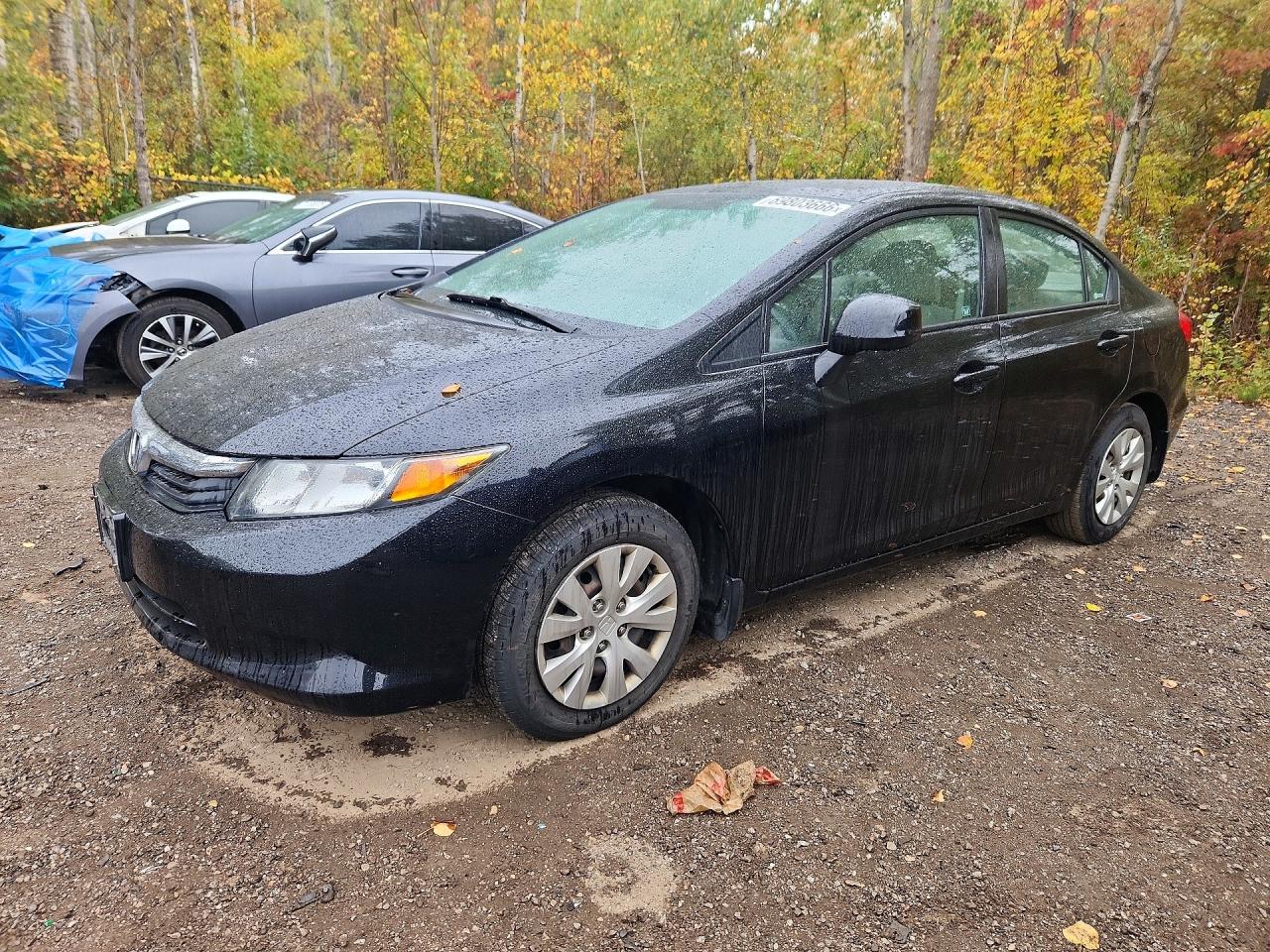2012 HONDA CIVIC LX | 2HGFB2F45CH053465 | UPCARS