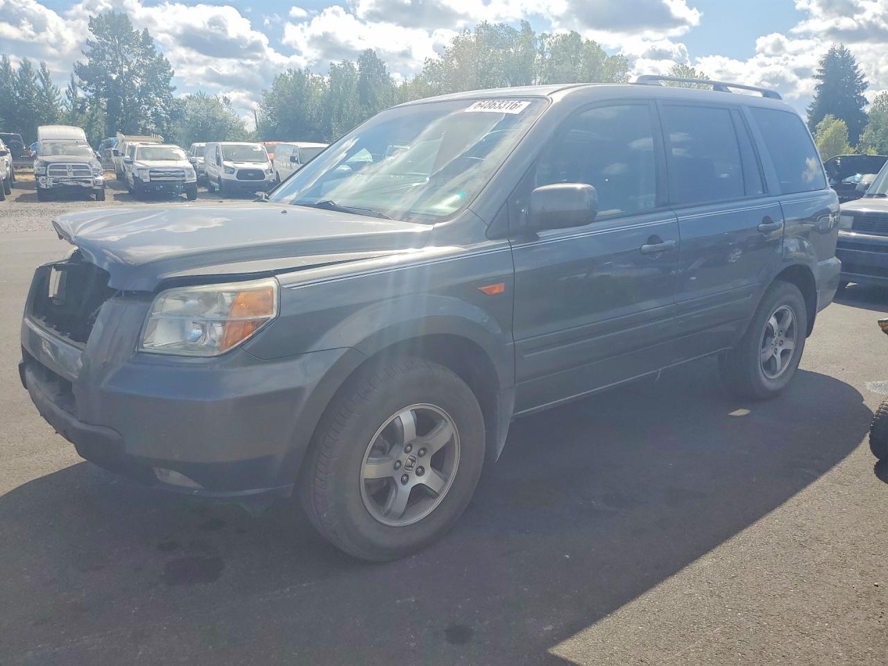2007 HONDA PILOT EXL | 2HKYF18697H501949 | UPCARS
