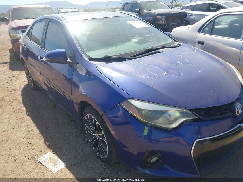 2014 TOYOTA COROLLA S PLUS | 5YFBURHE8EP078654 | UPCARS