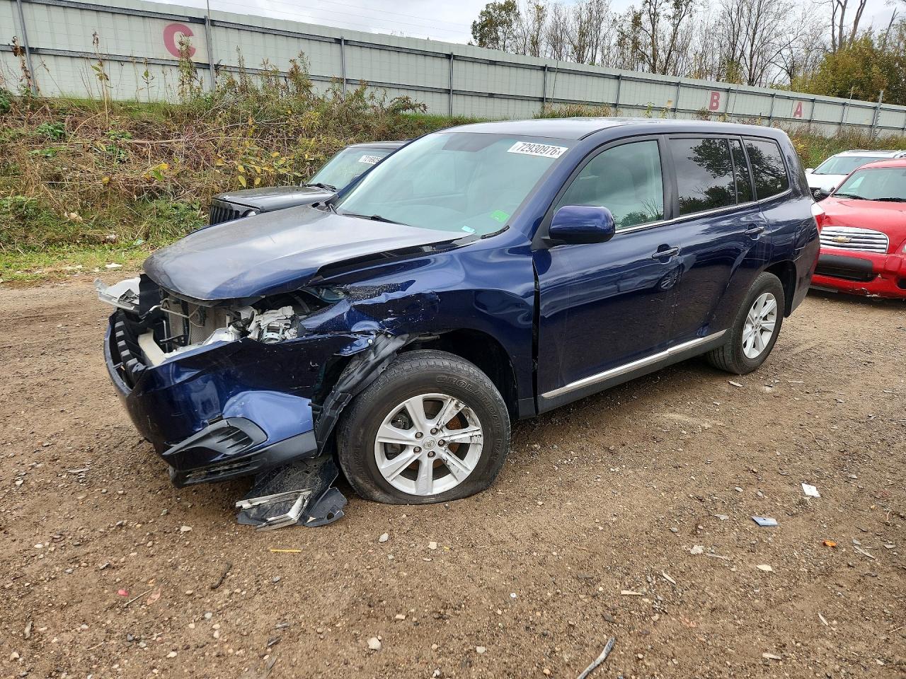 2013 TOYOTA HIGHLANDER BASE | 5TDZA3EHXDS043901 | UPCARS