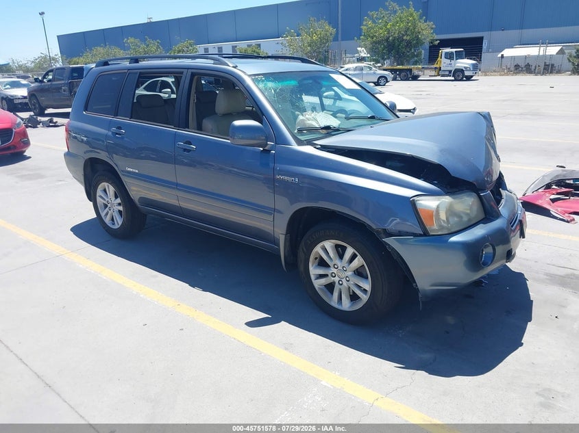 2007 TOYOTA HIGHLANDER HYBRID LIMITED V6 | JTEHW21A270039165 | UPCARS
