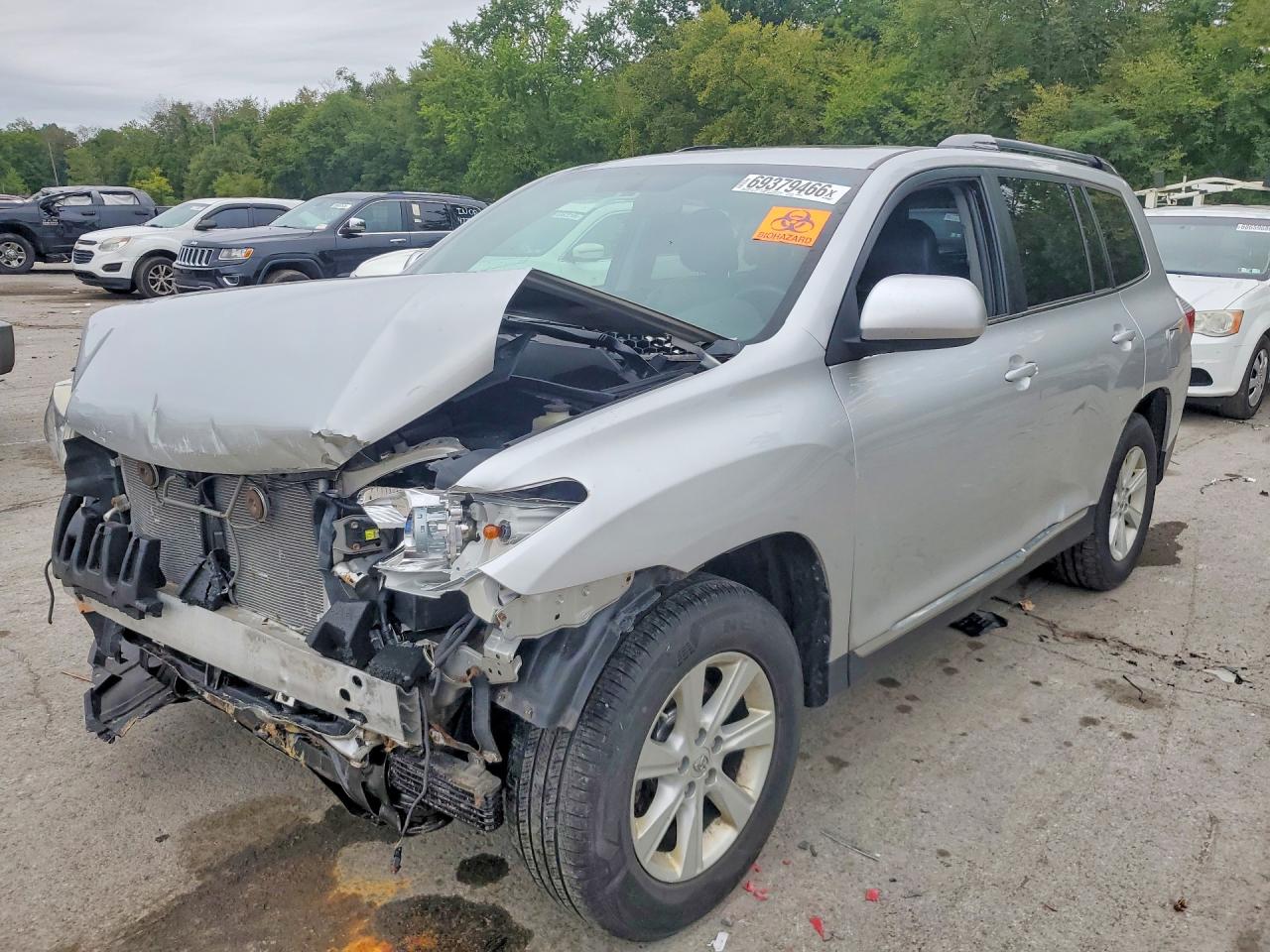 2013 TOYOTA HIGHLANDER SE | 5TDBK3EH6DS224010 | UPCARS