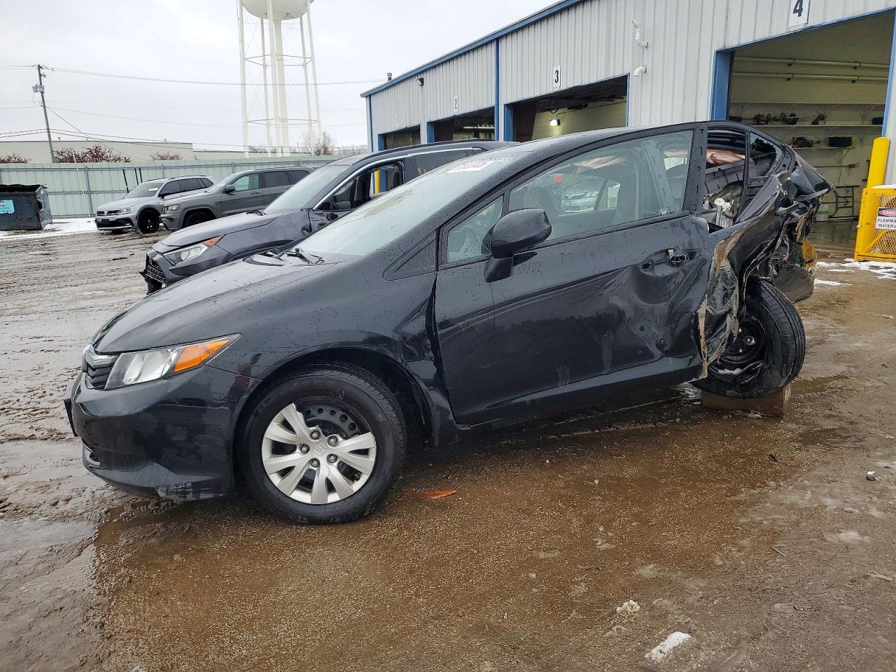 2012 HONDA CIVIC LX | 19XFB2F5XCE083872 | UPCARS