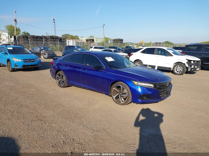 2021 HONDA ACCORD SPORT | 1HGCV1F34MA006679 | UPCARS