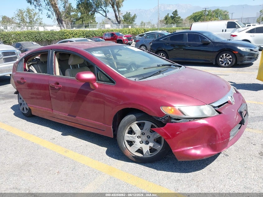 2006 HONDA CIVIC LX | JHMFA16576S006034 | UPCARS