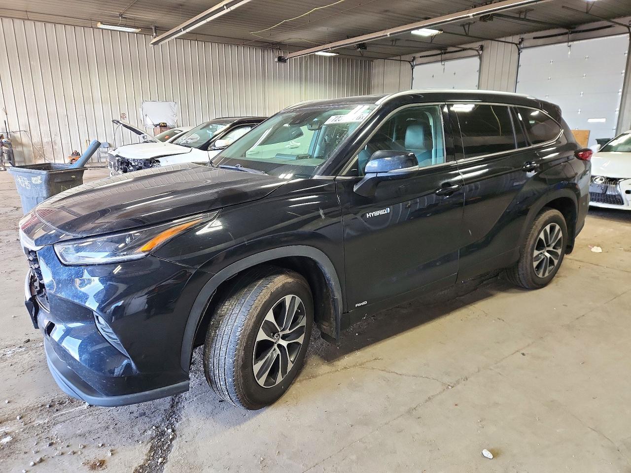 2021 TOYOTA HIGHLANDER HYBRID XLE | 5TDGBRCH0MS039608 | UPCARS