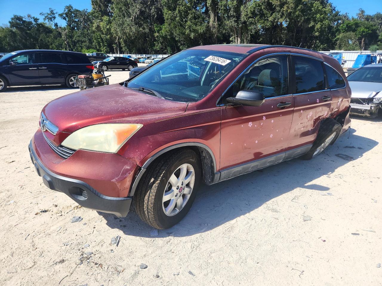 2008 HONDA CRV EX | 5J6RE485X8L014427 | UPCARS