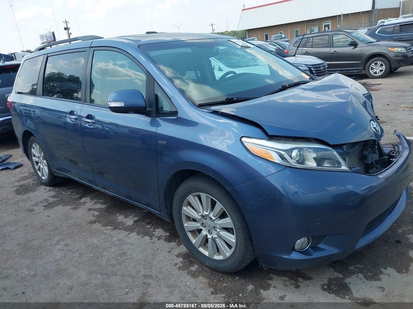 2017 TOYOTA SIENNA LIMITED PREMIUM 7 PASSENGER | 5TDDZ3DC7HS151987 | UPCARS