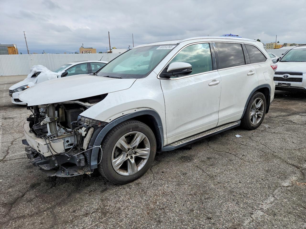 2016 TOYOTA HIGHLANDER LIMITED PLATINUM | 5TDDKRFHXGS280966 | UPCARS